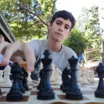 Ivan Rasic playing chess